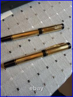 Penna Parker Duofold Godron 23k Gold plated rollerball NOS -mint- Rare One Pen