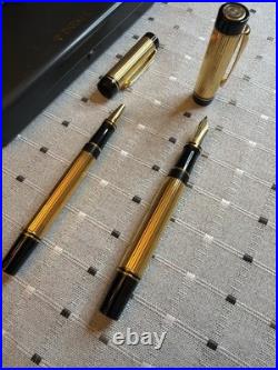 Penna Parker Duofold Godron 23k Gold plated rollerball NOS -mint- Rare One Pen