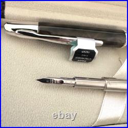 Pilot Capless 18K Fountain Pen Black Marble 2012 Limited Edition M Nib Rare NEW