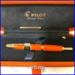Pilot Capless 18K Fountain Pen Orange 2007 Limited Edition M Nib Rare NEW