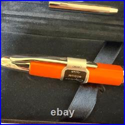 Pilot Capless 18K Fountain Pen Orange 2007 Limited Edition M Nib Rare NEW