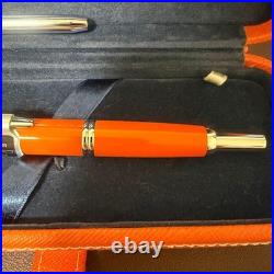Pilot Capless 18K Fountain Pen Orange 2007 Limited Edition M Nib Rare NEW