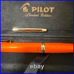 Pilot Capless 18K Fountain Pen Orange 2007 Limited Edition M Nib Rare NEW