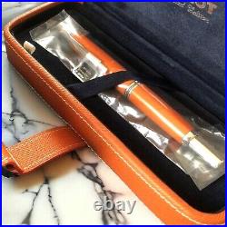 Pilot Capless 18K Fountain Pen Orange M Nib Limited Edition 2007 Rare NEW