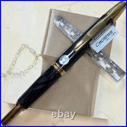 Pilot Capless Decimo Black Marble 18K Fountain Pen F Nib Unused Rare