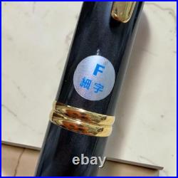 Pilot Capless Decimo Black Marble 18K Fountain Pen F Nib Unused Rare