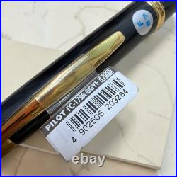 Pilot Capless Decimo Black Marble 18K Fountain Pen F Nib Unused Rare
