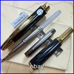 Pilot Capless Decimo Black Marble 18K Fountain Pen F Nib Unused Rare