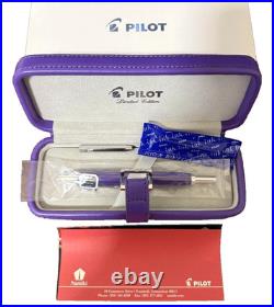 Pilot Capless Vanishing Point 2008 Limited Edition Purple Rare Fountain Pen NEW