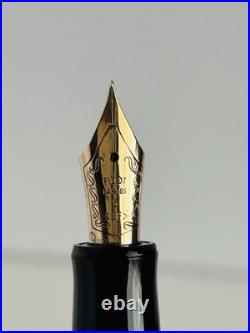 Pilot Custom 74 Black Fountain Pen 14K-585 SF Nib B597 Japan Rare Nib