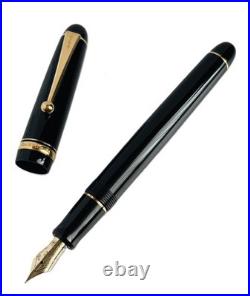 Pilot Custom 74 Black Fountain Pen 14K-585 SF Nib B597 Japan Rare Nib