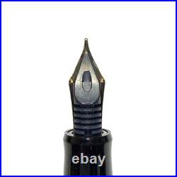 Pilot Custom 74 Black Fountain Pen 14K-585 Soft Medium SM Nib 1213 Japan Rare Ni