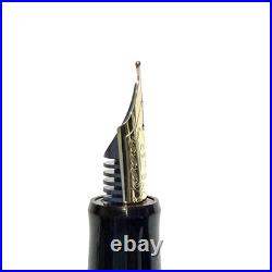 Pilot Custom 74 Black Fountain Pen 14K-585 Soft Medium SM Nib 1213 Japan Rare Ni