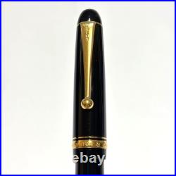 Pilot Custom 74 Black Fountain Pen 14K-585 Soft Medium SM Nib 1213 Japan Rare Ni
