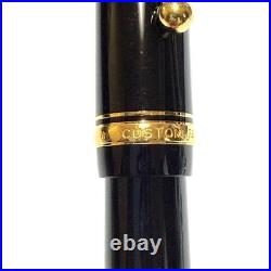 Pilot Custom 74 Black Fountain Pen 14K-585 Soft Medium SM Nib 1213 Japan Rare Ni