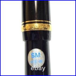Pilot Custom 74 Black Fountain Pen 14K-585 Soft Medium SM Nib 1213 Japan Rare Ni