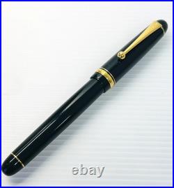 Pilot Custom 74 Dark Green Fountain Pen 14K SM Nib B395 Rare Color Japan