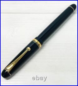 Pilot Custom 74 Dark Green Fountain Pen 14K SM Nib B395 Rare Color Japan