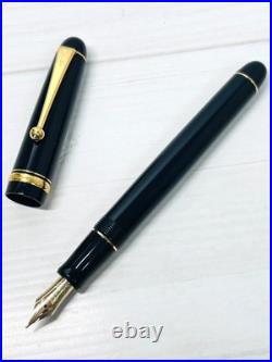 Pilot Custom 74 Dark Green Fountain Pen 14K SM Nib B395 Rare Color Japan