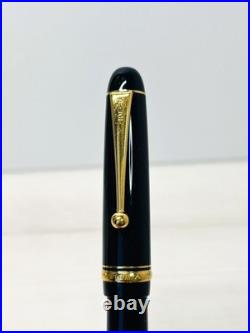 Pilot Custom 74 Dark Green Fountain Pen 14K SM Nib B395 Rare Color Japan