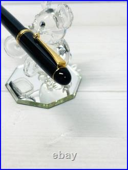 Pilot Custom 74 Dark Green Fountain Pen 14K SM Nib B395 Rare Color Japan