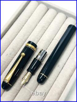 Pilot Custom 74 Dark Green Fountain Pen 14K SM Nib B395 Rare Color Japan