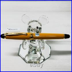 Pilot Custom 98 Dark Yellow Fountain Pen 14K-585 F Nib Vintage Rare color Japan