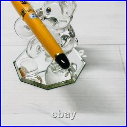 Pilot Custom 98 Dark Yellow Fountain Pen 14K-585 F Nib Vintage Rare color Japan