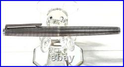 Pilot Custom Fountain Pen Sterling Silver 18K WG M Nib H672 Super Rare Pre-owned