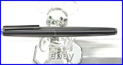Pilot Custom K Series Fountain Pen Stripe 18K WG M Nib H677 Rare Pre-owned