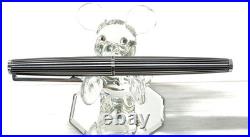 Pilot Custom K Series Fountain Pen Stripe 18K WG M Nib H677 Rare Pre-owned