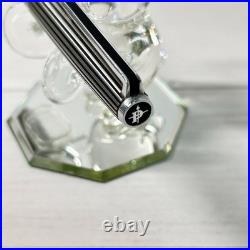 Pilot Custom K Series Fountain Pen Stripe 18K WG M Nib H677 Rare Pre-owned