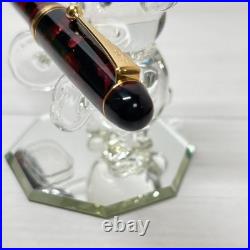 Pilot Custom Legance Marbled Red Fountain Pen 14K SFM Nib Super Rare Japan