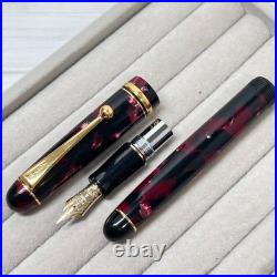 Pilot Custom Legance Marbled Red Fountain Pen 14K SFM Nib Super Rare Japan