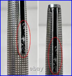 Pilot Custom Sterling Silver Fountain Pen 18K WG M Nib H874 Super Rare Pre-Owned Pilot Custom Sterling Silver Fountain Pen 18K WG M Nib H874 Super Rare Pre-Owned