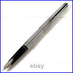 Pilot Custom Sterling Silver Fountain Pen 18K WG M Nib H874 Super Rare Pre-Owned Pilot Custom Sterling Silver Fountain Pen 18K WG M Nib H874 Super Rare Pre-Owned
