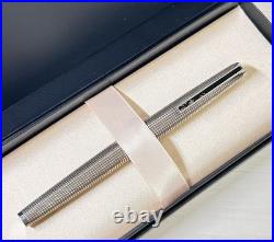 Pilot Custom Sterling Silver Fountain Pen 18K WG M Nib H874 Super Rare Pre-Owned Pilot Custom Sterling Silver Fountain Pen 18K WG M Nib H874 Super Rare Pre-Owned