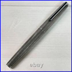 Pilot Custom Sterling Silver Fountain Pen 18K WG M Nib H874 Vintage Super Rare J