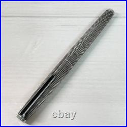 Pilot Custom Sterling Silver Fountain Pen 18K WG M Nib H874 Vintage Super Rare J