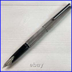 Pilot Custom Sterling Silver Fountain Pen 18K WG M Nib H874 Vintage Super Rare J