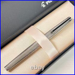 Pilot Custom Sterling Silver Fountain Pen 18K WG M Nib H874 Vintage Super Rare J