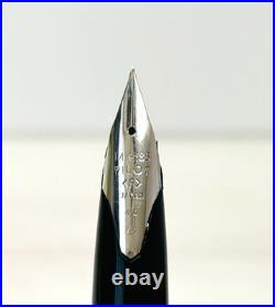 Pilot Custom Stripe Fountain Pen 14K-585 F Nib 490 Vintage Rare Japan
