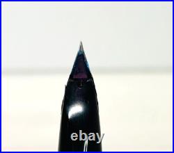 Pilot Custom Stripe Fountain Pen 14K-585 F Nib 490 Vintage Rare Japan