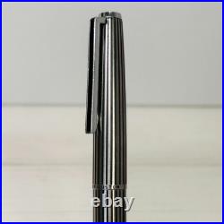 Pilot Custom Stripe Fountain Pen 14K-585 F Nib 490 Vintage Rare Japan
