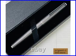 Pilot Custom Stripe Fountain Pen 14K-585 F Nib 490 Vintage Rare Japan
