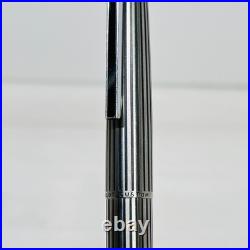 Pilot Custom Stripe Fountain Pen 18K WG M Nib H777 Vintage Rare Japan