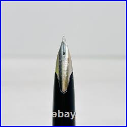 Pilot Custom Stripe Fountain Pen 18K WG M Nib H777 Vintage Rare Japan