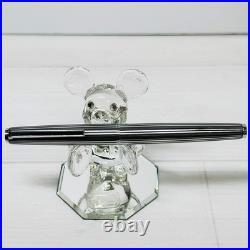 Pilot Custom Stripe Fountain Pen 18K WG M Nib H777 Vintage Rare Japan