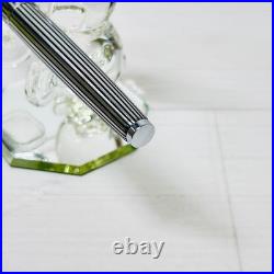 Pilot Custom Stripe Fountain Pen 18K WG M Nib H777 Vintage Rare Japan