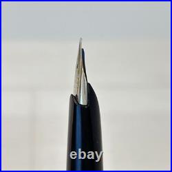 Pilot Elite Fountain Pen Silver Grid Cap 18K F Nib H774 Vintage Rare Pre-owned